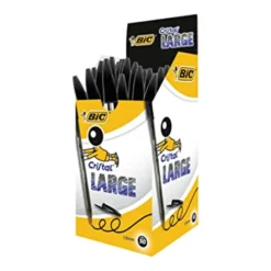 Kulpenna Bic Cristal L, svart, bred 1,6 mm spets