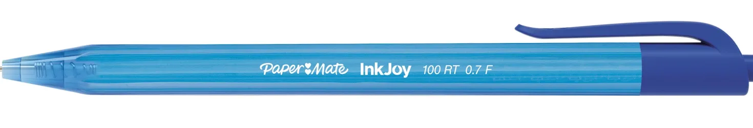 Kulpenna PaperMate InkJoy 100 RT, blå, retraktil
