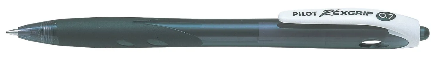 Kulpenna Pilot Begreen Rexgrip, svart, 1,0 mm, påfyllningsbar