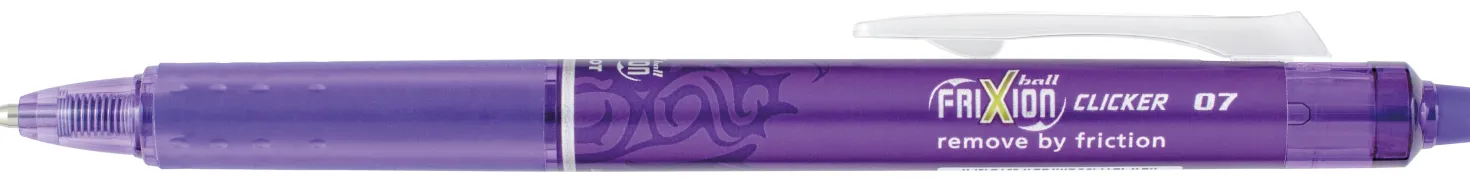 Kulpenna Pilot Frixion Clicker raderbar, lila, 0,7 mm
