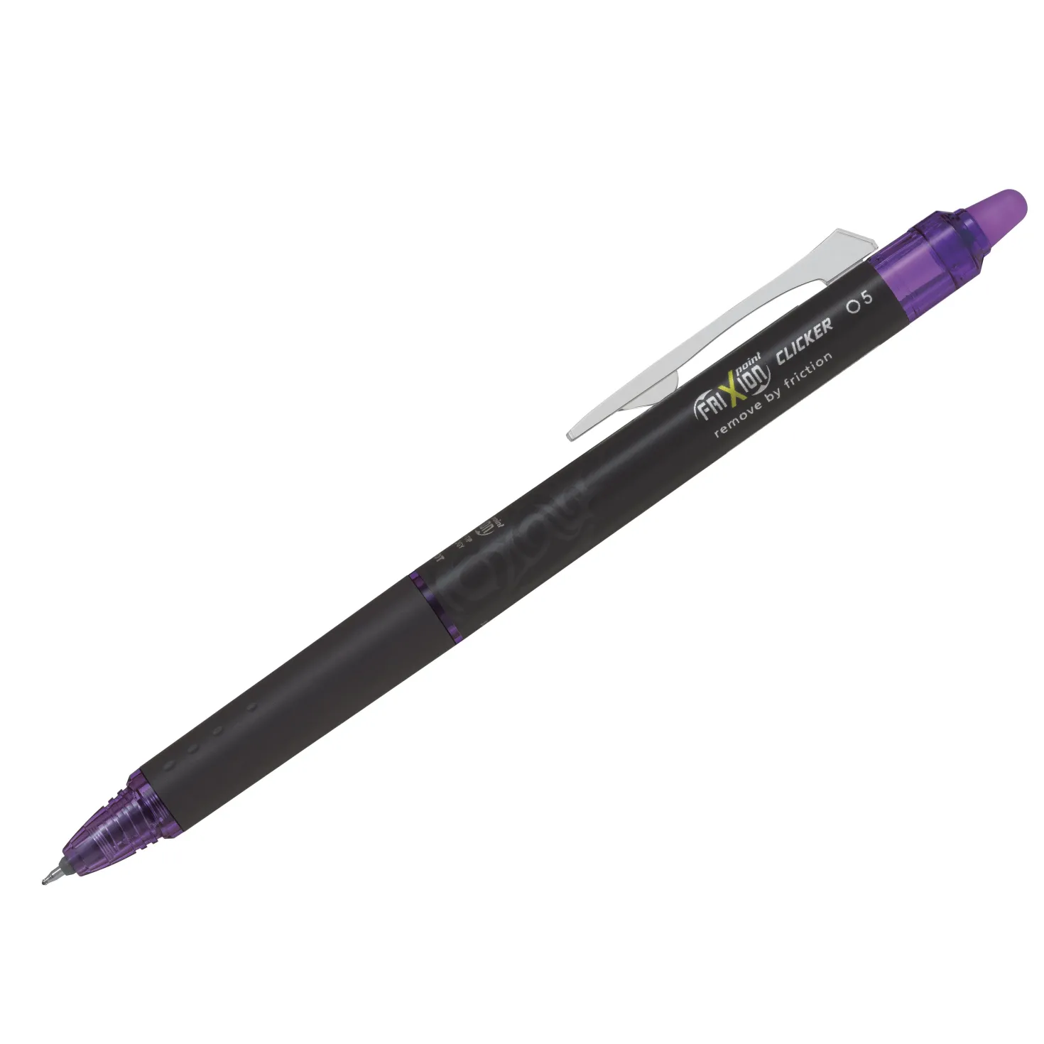 Kulpenna Pilot Frixion Point Clicker, raderbar, lila, 0,5 mm