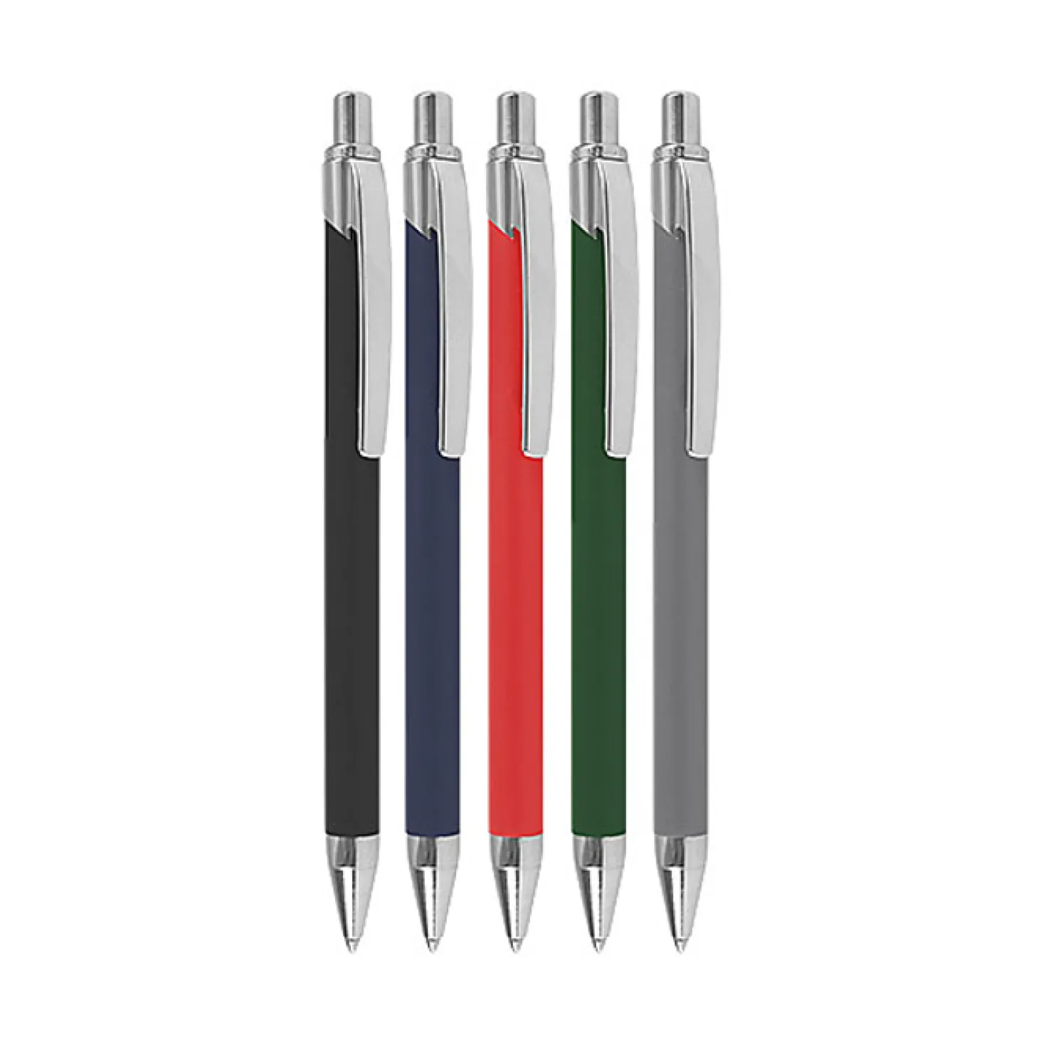 Kulspetspenna Ballograf Rondo, sorterade färger, blått bläck, 1,0 mm