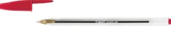 Kulspetspenna Bic Cristal M, röd, dokumentäkta, 1,0 mm