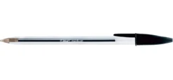 Kulspetspenna Bic Cristal M, svart, dokumentäkta bläck, 1 mm