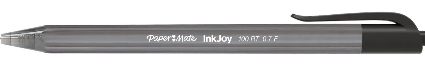 Kulspetspenna PaperMate InkJoy 100 RT, svart, retraktil