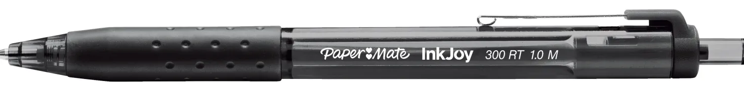 Kulspetspenna PaperMate InkJoy 300 RT, svart, tryckpenna