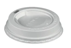 Kupollock Papstar 85064 med pipöppning, vit, 100 st