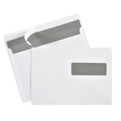 Kuvert C5 BNT Office H2-fönster Peel & Seal, vit, 50 st