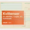 Kvittensblankett Esselte Numrerad A6L, självkopierande, 2x