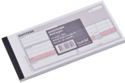 Kvittensblock Burde Kvittens A65, karbonpapper, 2x50 blad