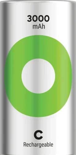 Laddbart batteri GP Recyko C 3000mAh, NiMH, 2-pack