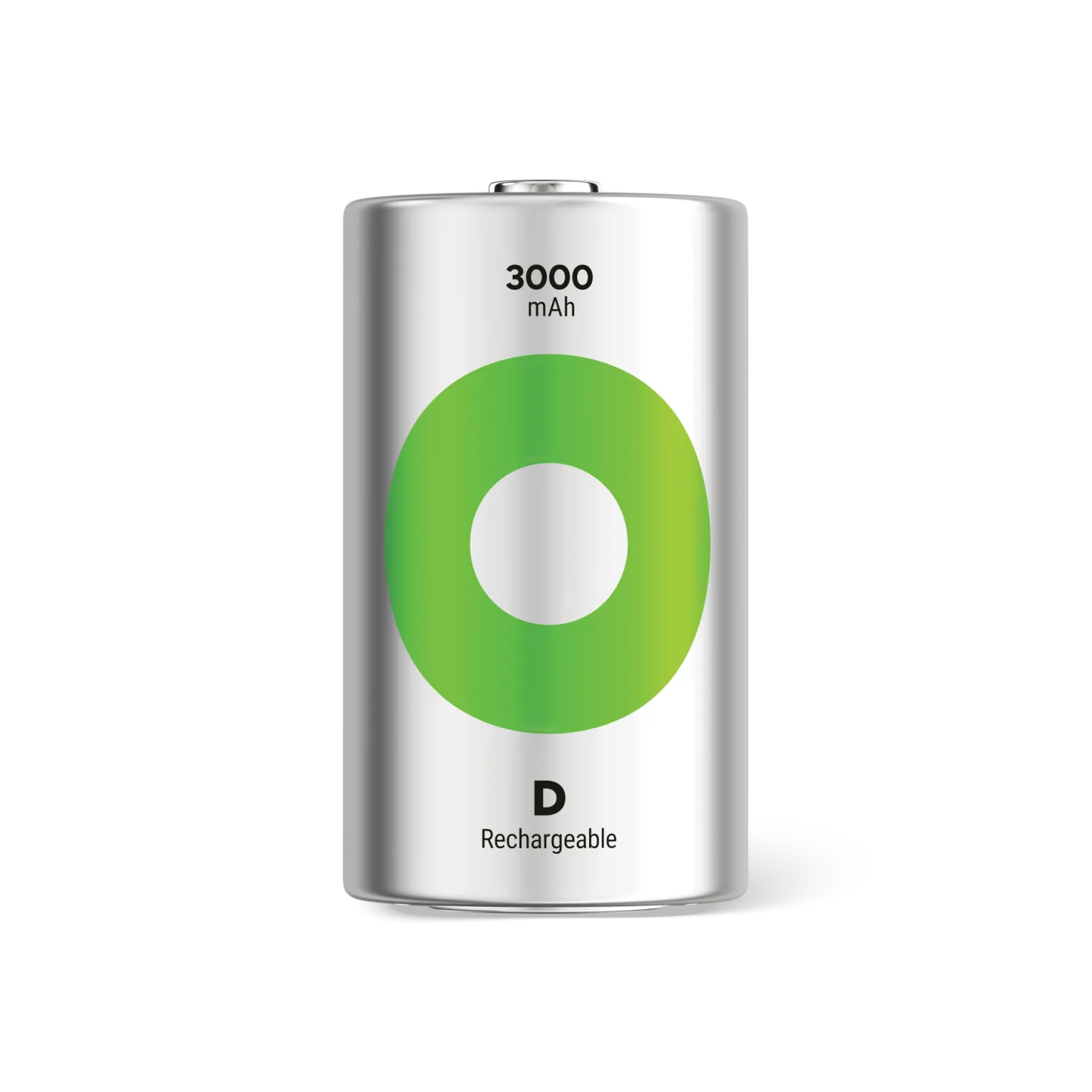 Laddbart batteri GP Recyko D NiMH, 3000mAh, 2-pack