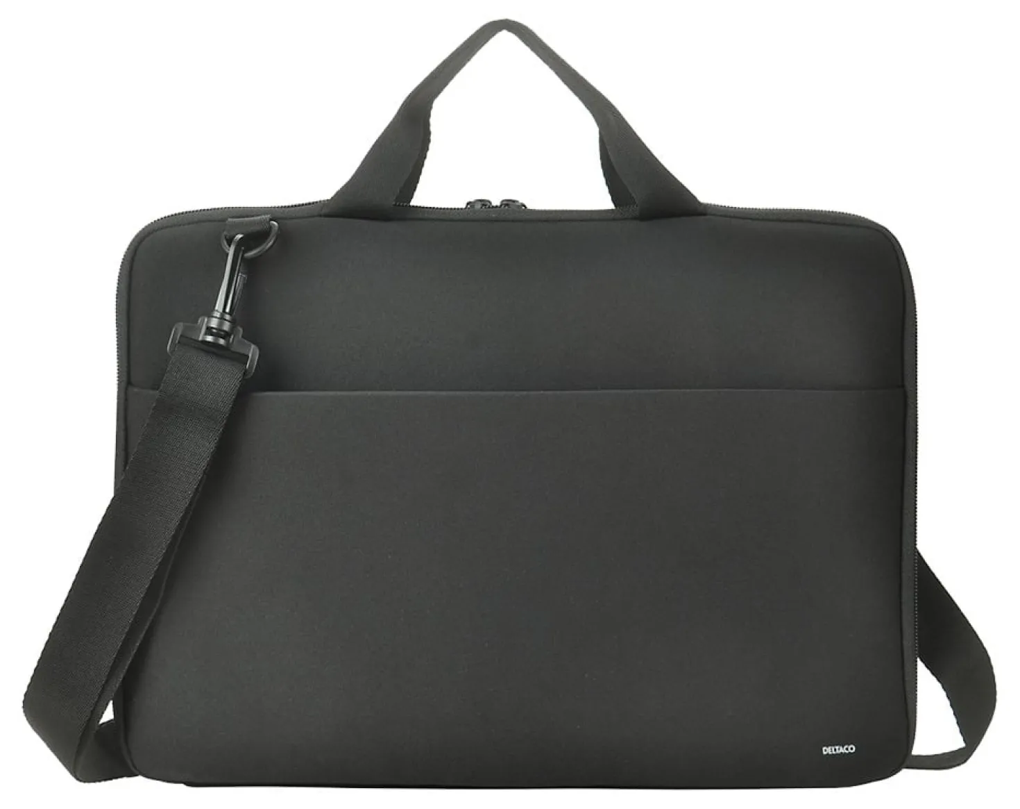 Laptopfodral Deltaco Neopren 13-14", axelrem, svart
