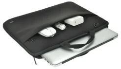 Laptopfodral Deltaco Neopren 15,6-16 tum, vattentätt, svart
