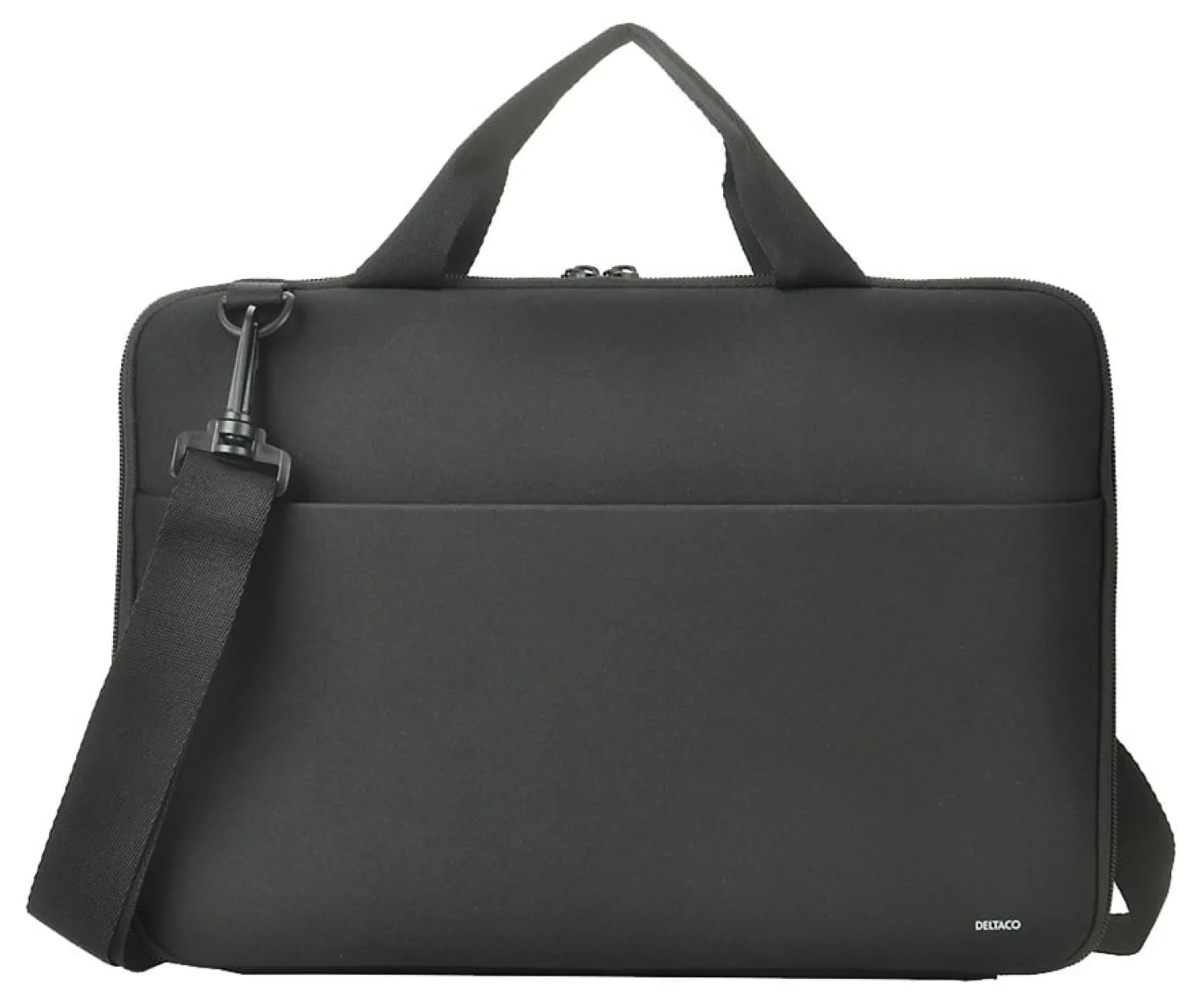 Laptopfodral Deltaco Neopren 11,6-12 tum, svart, axelrem
