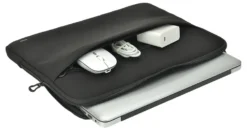 Laptopfodral Deltaco Neopren 13-14 tum, svart, framfack