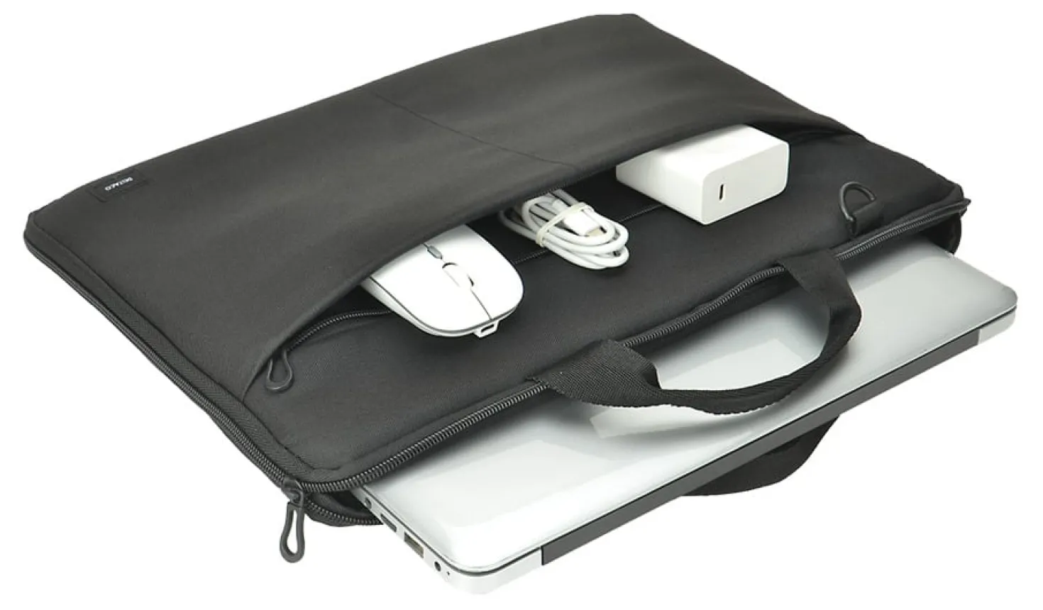Laptopfodral Deltaco NV-404 Återvunnet, 15,6-16 tum, svart