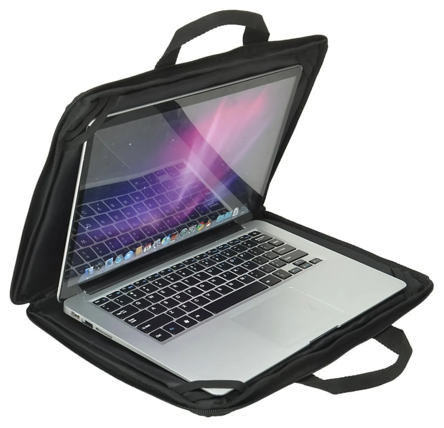 Laptopfodral Deltaco NV-404 Återvunnet, 15,6-16 tum, svart