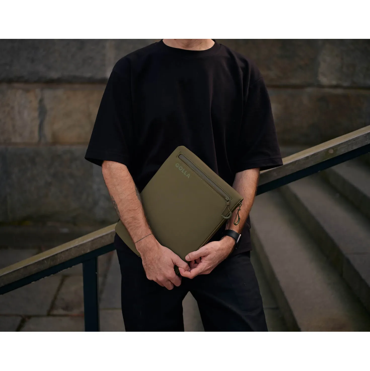 Laptopfodral Golla Metro Neopren, 15 tum, grön