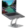 Laptopställ Desire2 Supreme Dual Pivot Plus, silver, 10-17,3 tum