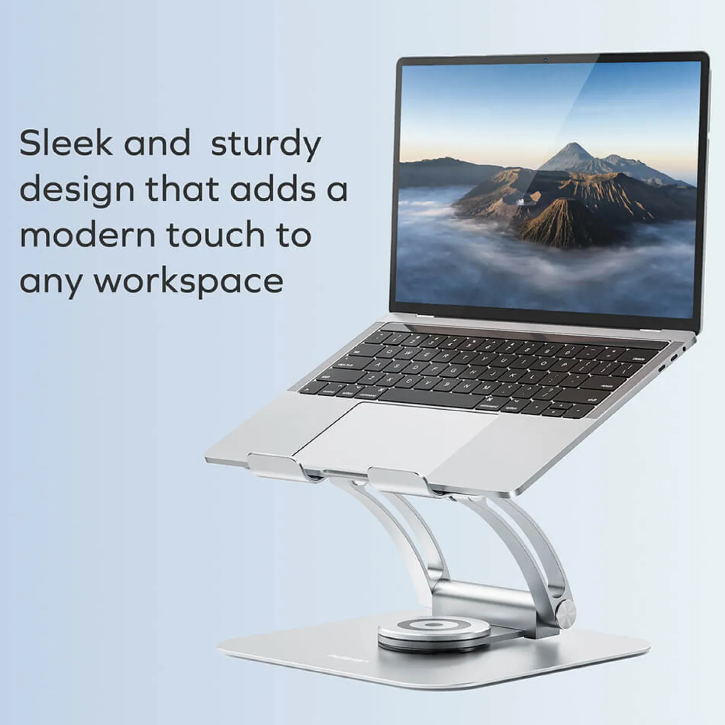 Laptopställ Desire2 Supreme Dual Pivot Plus, silver, 10-17,3 tum