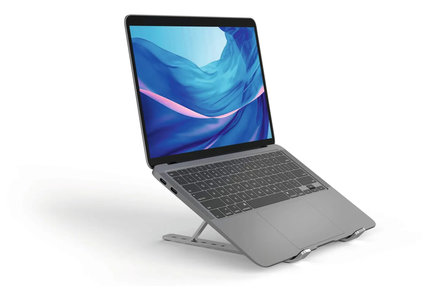 Laptopställ Durable FOLD Aluminium, 10-15 tum, hopfällbart
