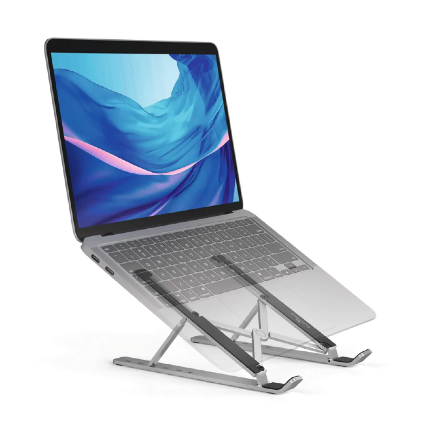 Laptopställ Durable FOLD Aluminium, 10-15 tum, hopfällbart