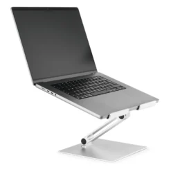 Laptopställ Durable RISE, justerbart, hopfällbart, silver