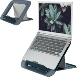 Laptopställ Leitz Cosy, grå, 13–17 tum, 4 höjdlägen