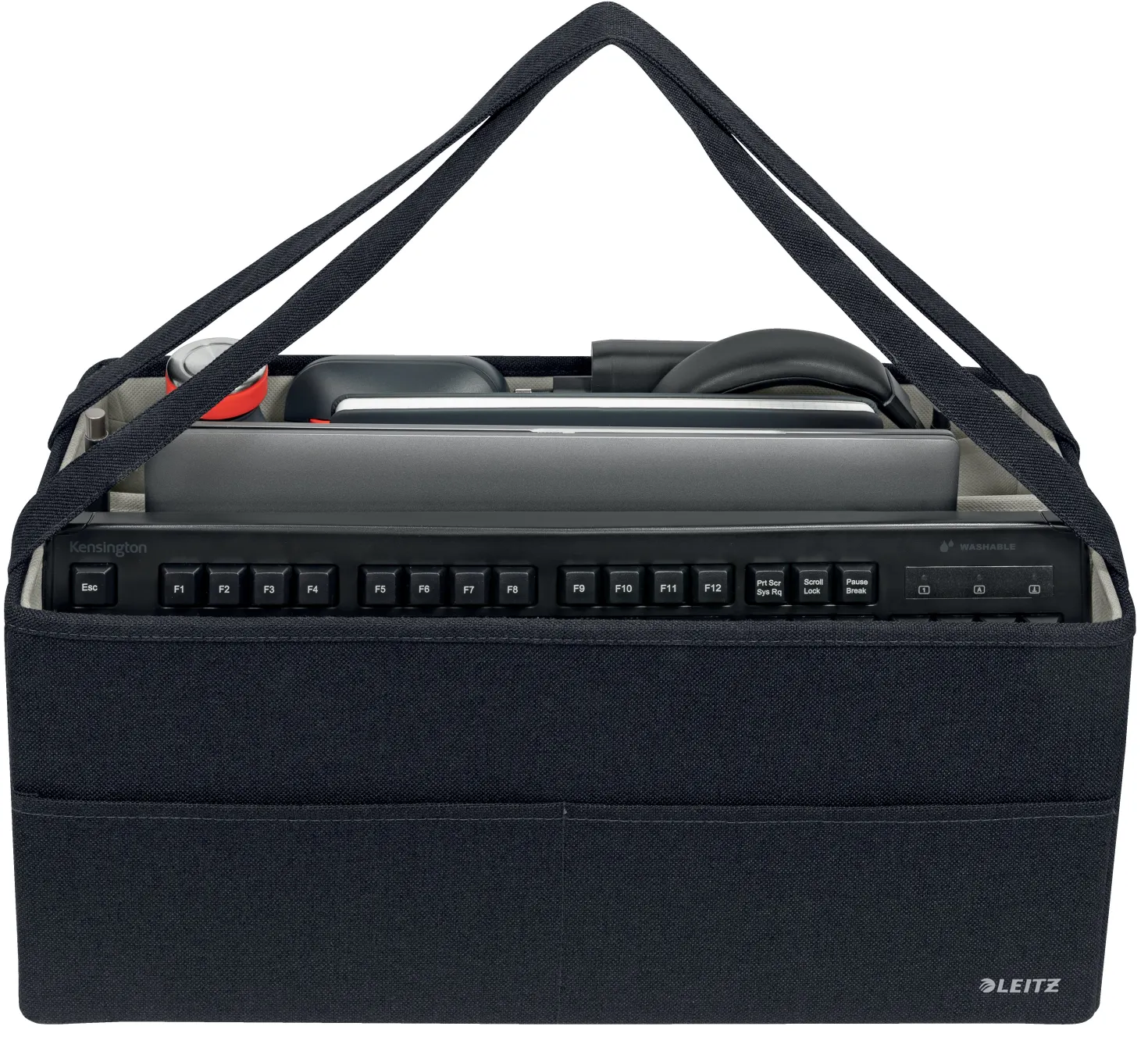 Laptopväska Leitz Office-In-A-Bag, vikbar, mörkgrå, 18 tum
