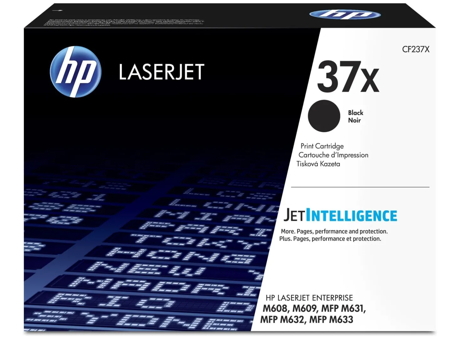 Laserjet 37X black toner