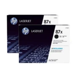 LaserJet 87X black toner dualpack