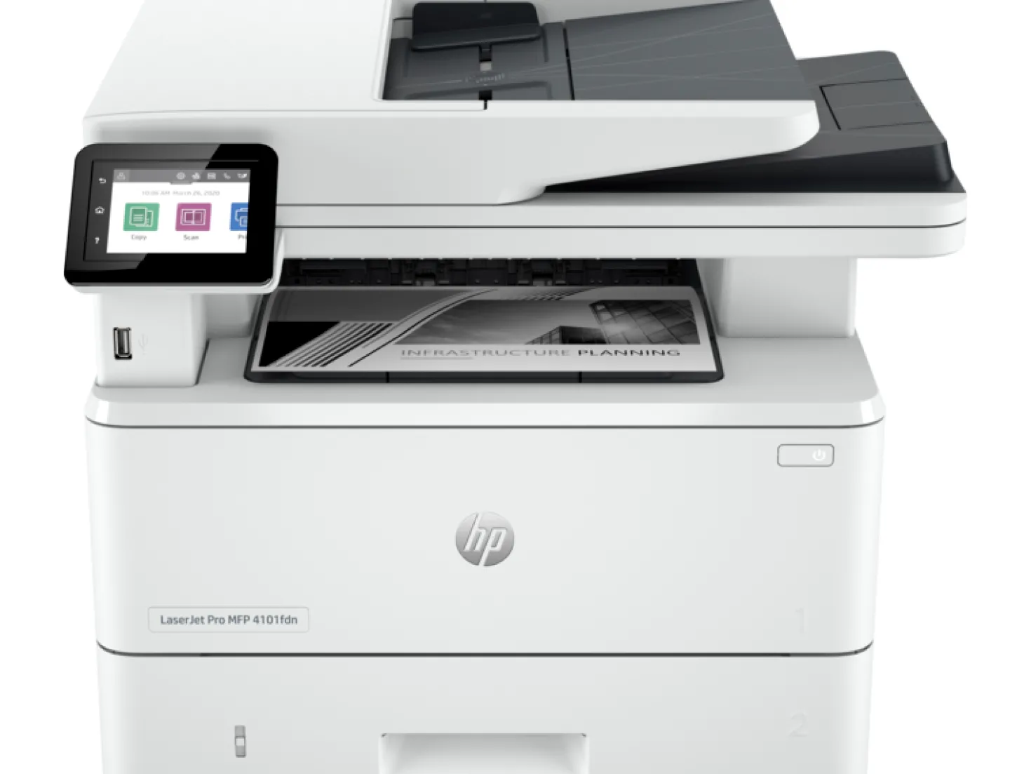 Laserskrivare HP LaserJet Pro MFP 4102dw, mono, WiFi, duplex
