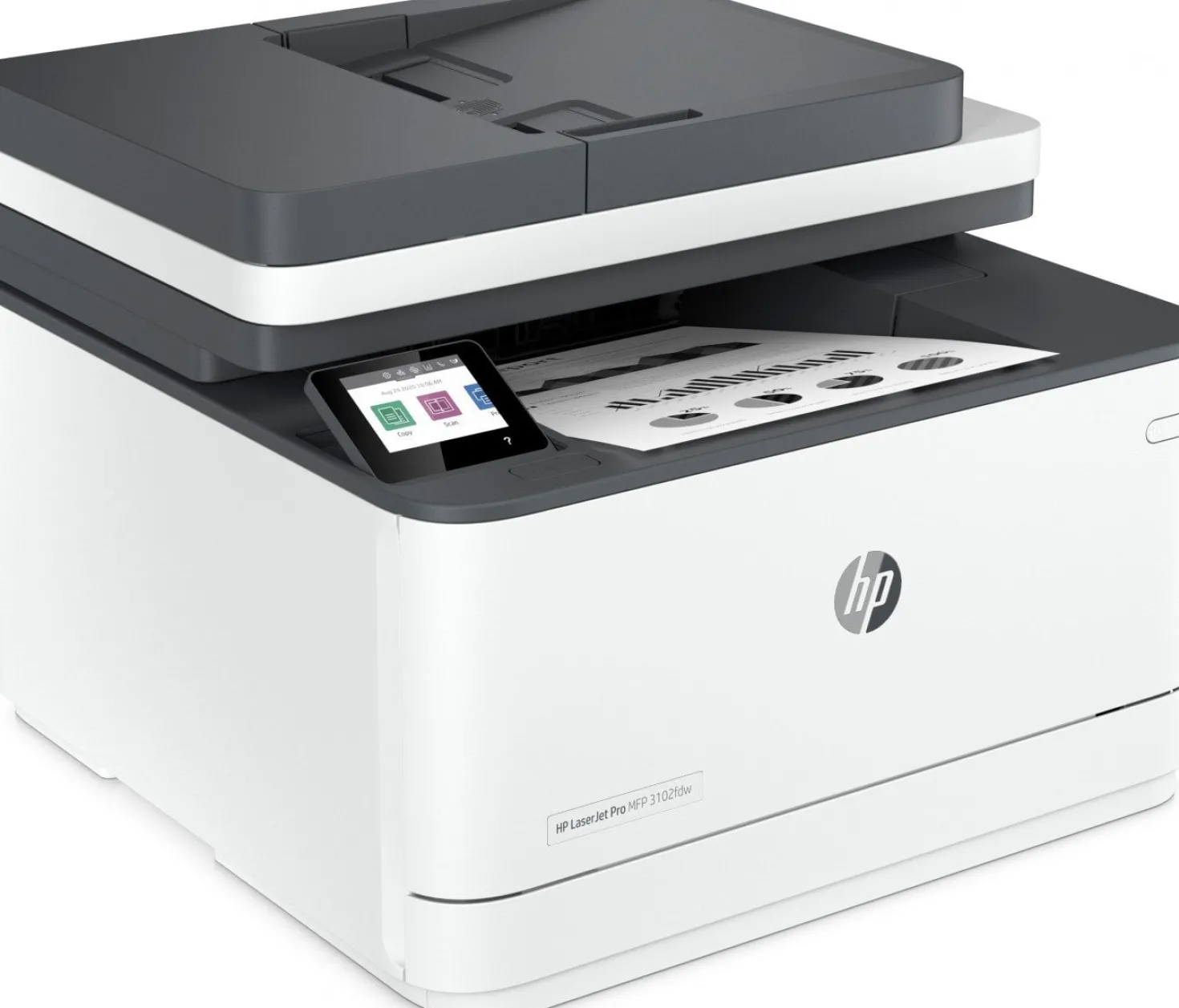 Laserskrivare HP LaserJet Pro MFP 3102fdw, WiFi, fax, monokrom