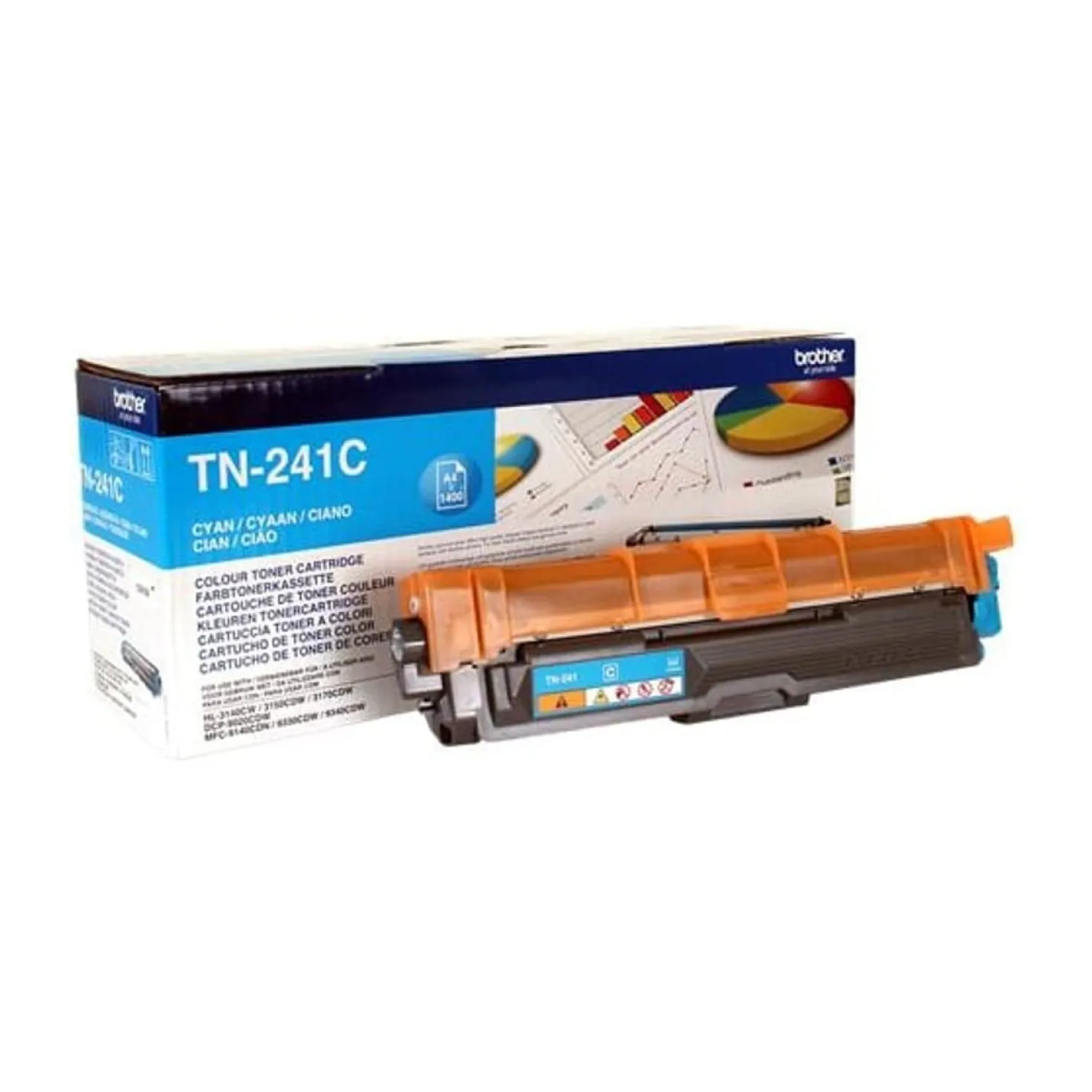 Lasertoner Brother HL-3140/3150/3170 cyan 1400 sidor