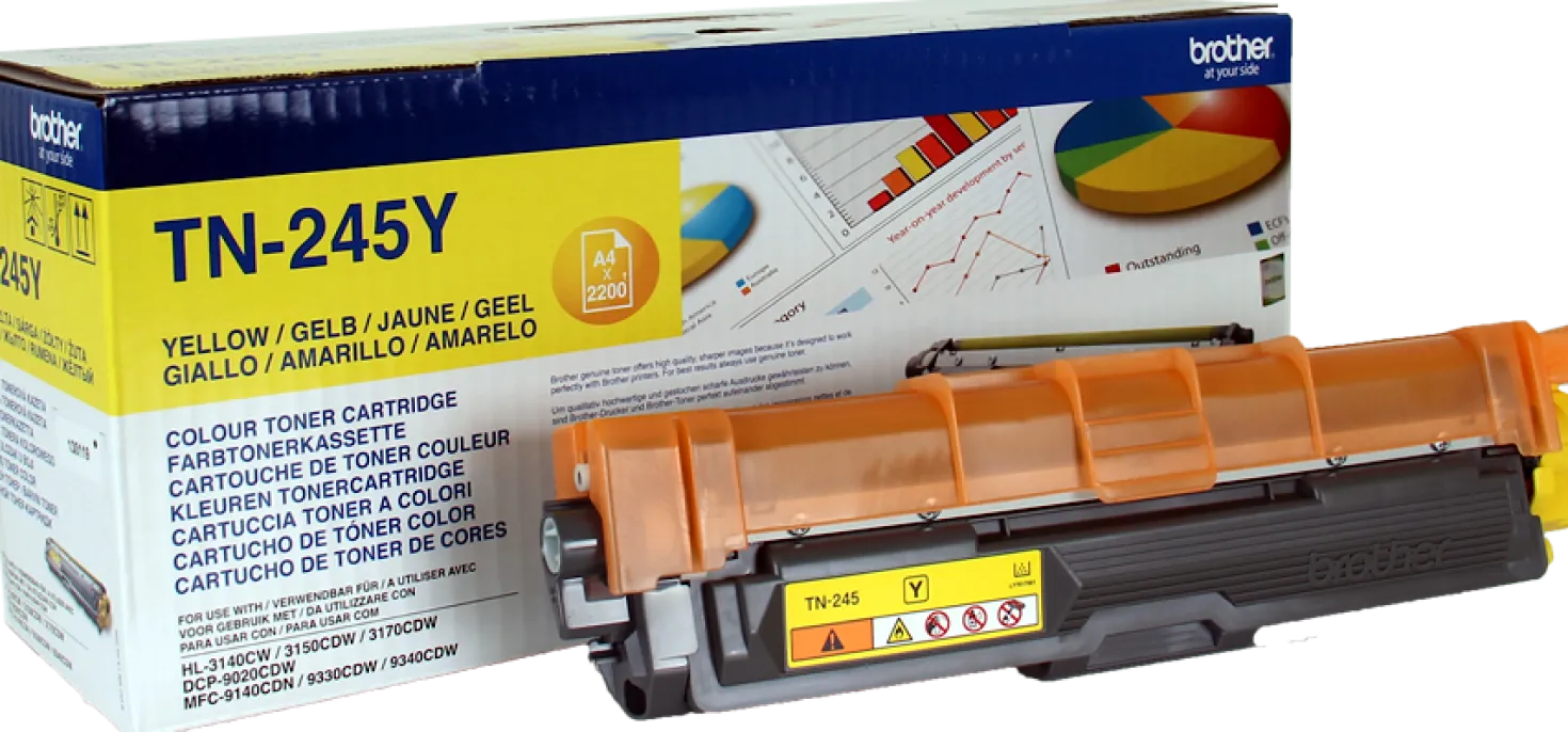 Lasertoner Brother HL-3140/3150/3170 gul 2200 sidor