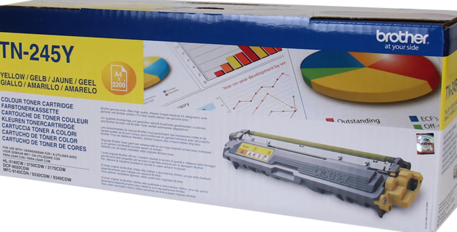 Lasertoner Brother HL-3140/3150/3170 gul 2200 sidor