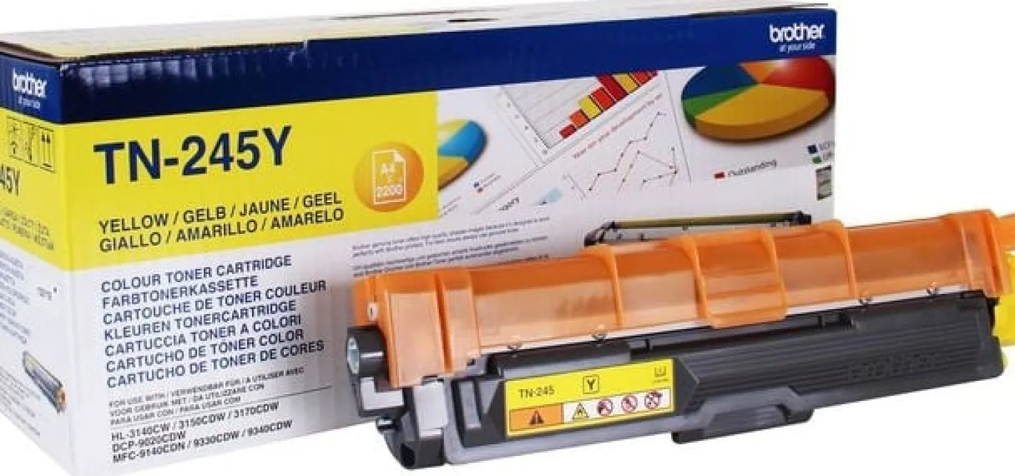 Lasertoner Brother HL-3140/3150/3170 gul 2200 sidor