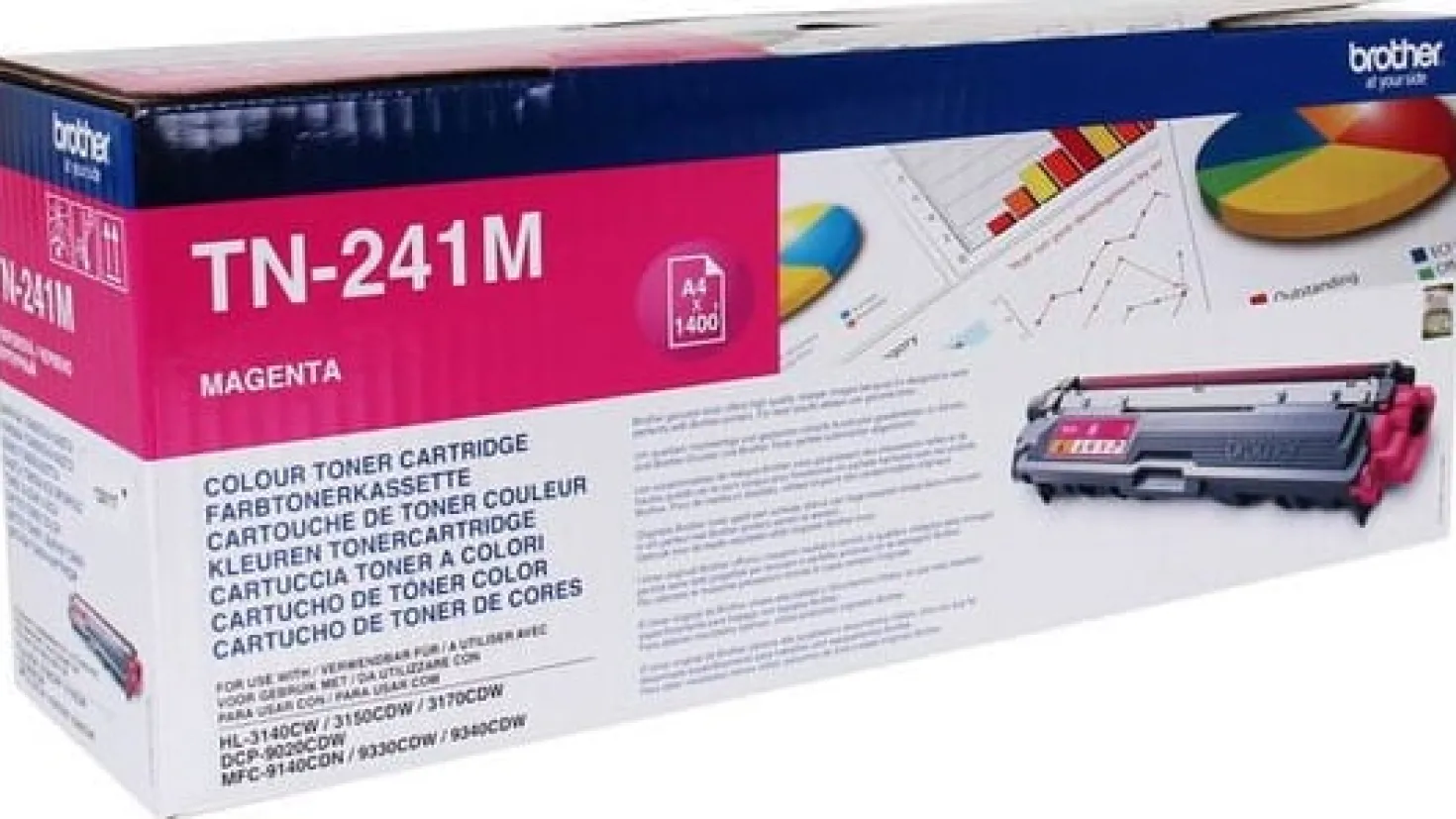 Lasertoner Brother HL-3140/3150/3170 magenta 1400 sidor
