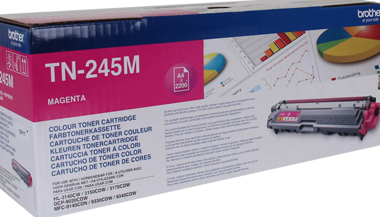 Lasertoner Brother HL-3140/3150/3170 magenta 2200 sidor