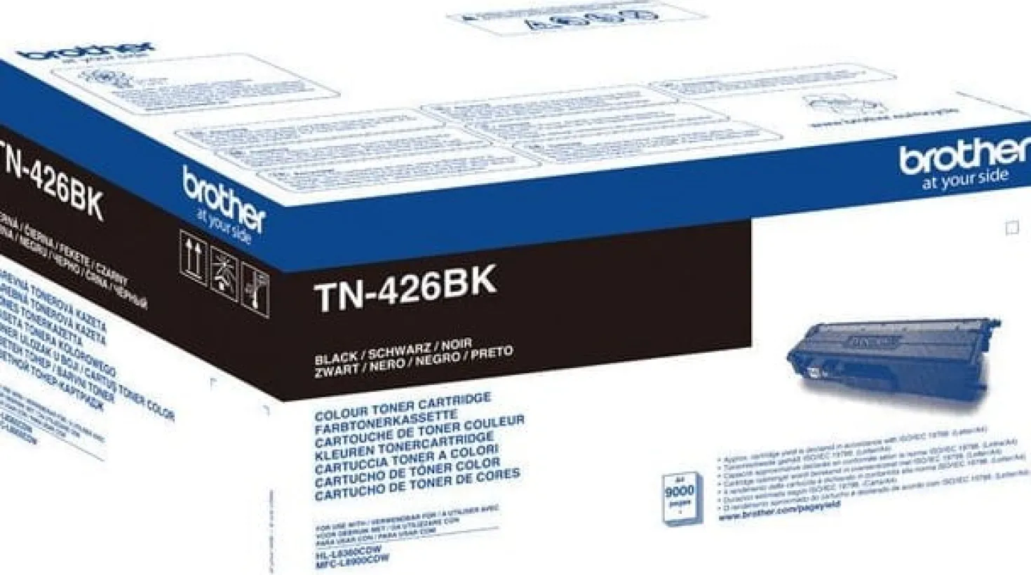 Lasertoner Brother svart