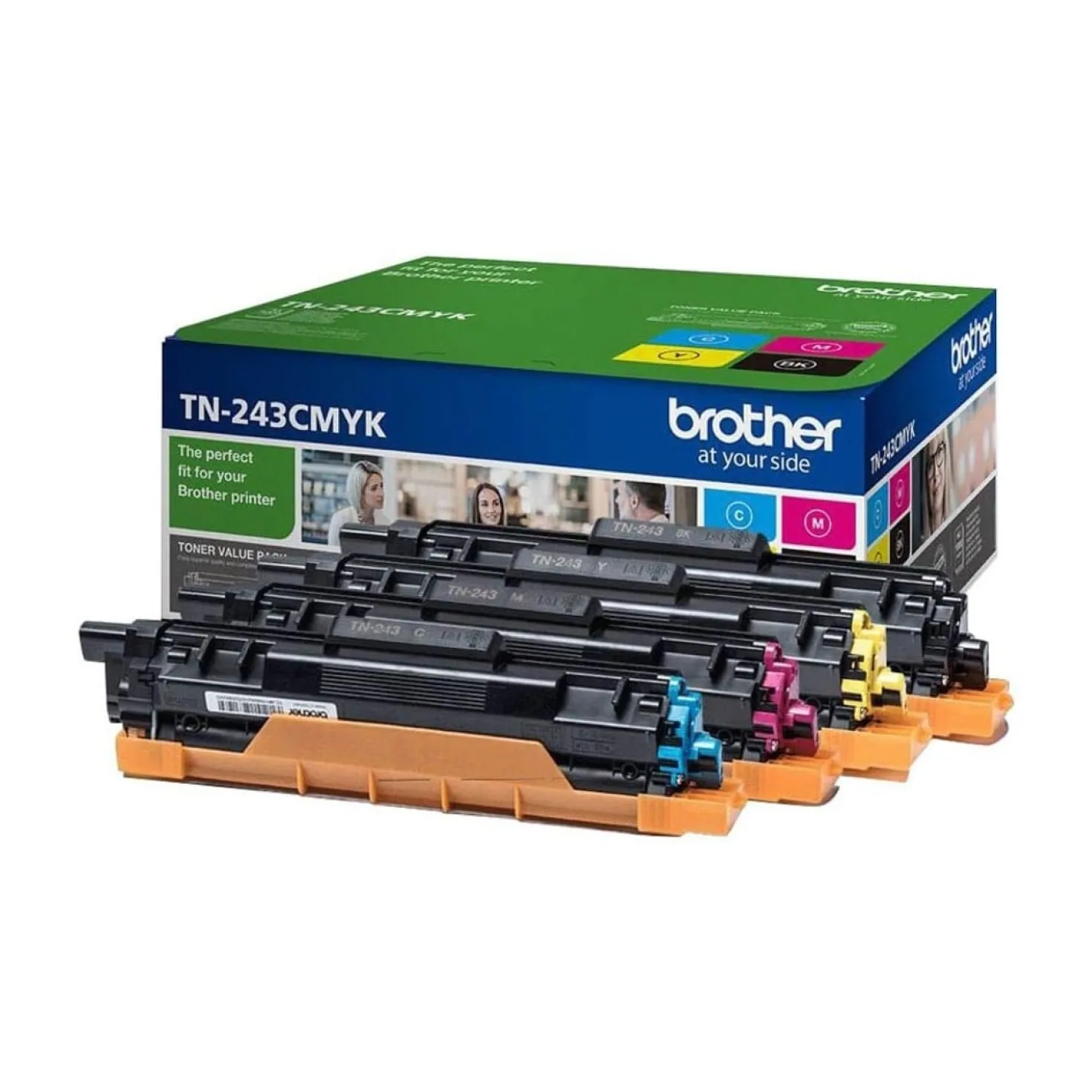 Lasertoner Brother svart TN-243CMYK valuepack