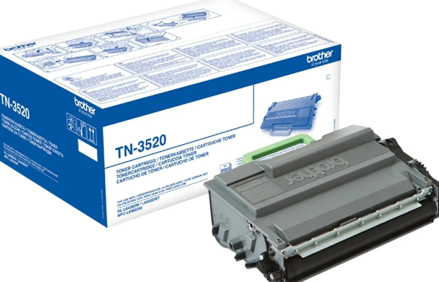 Lasertoner Brother TN-3520