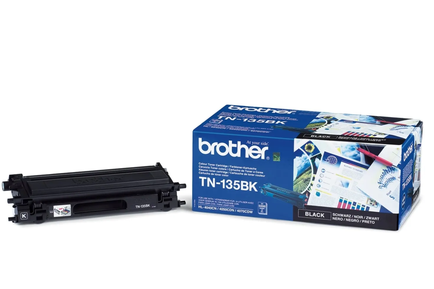 Lasertoner Brother TN-135BK svart