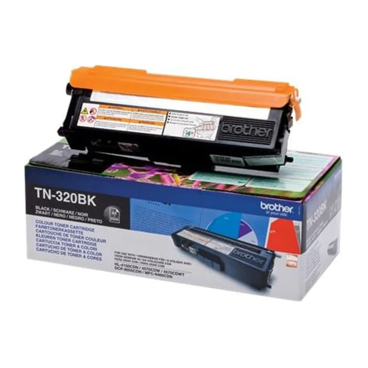 Lasertoner Brother TN-320BK svart