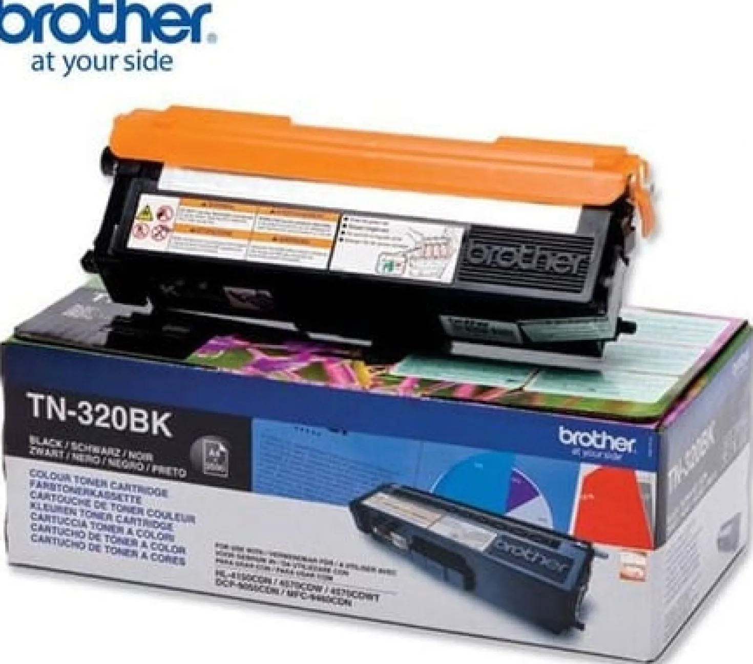 Lasertoner Brother TN-320BK svart