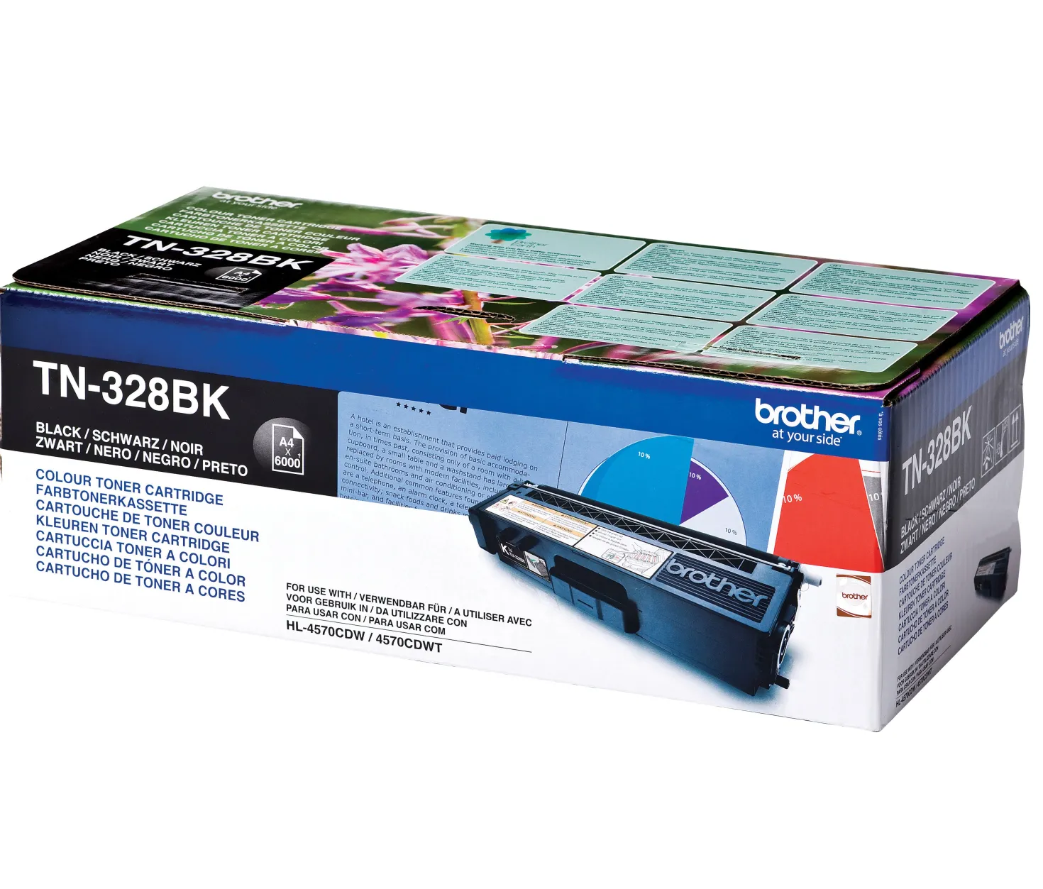 Lasertoner Brother TN-328BK svart
