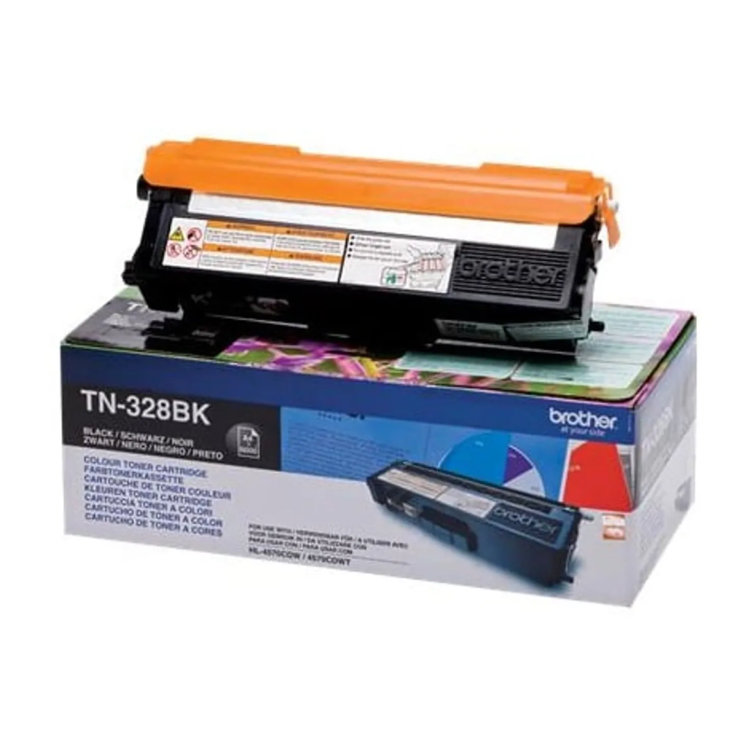Lasertoner Brother TN-328BK svart