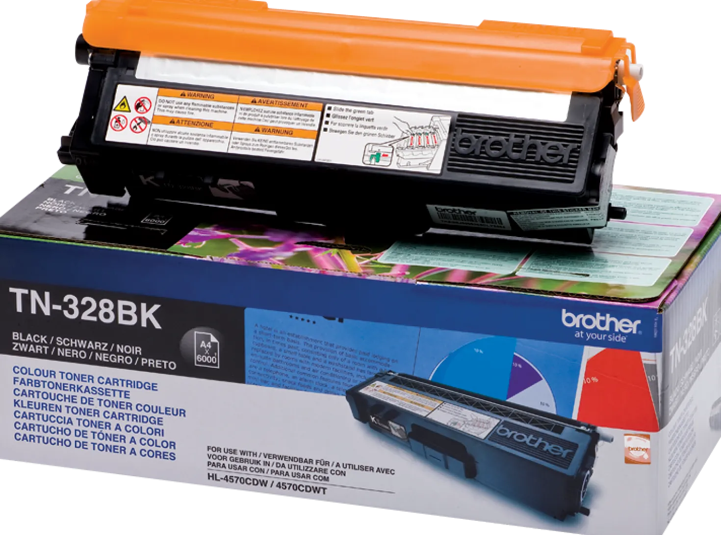 Lasertoner Brother TN-328BK svart