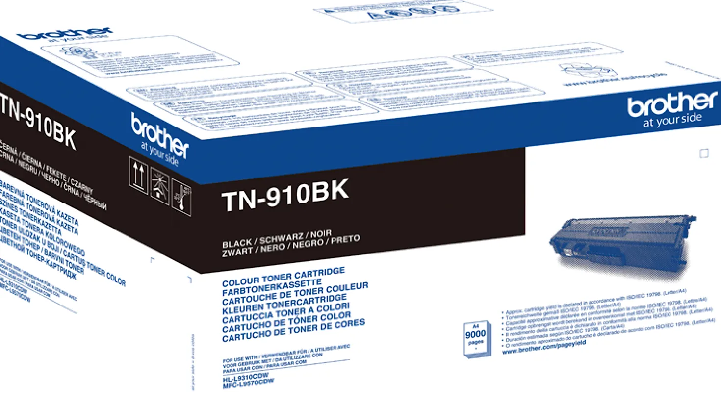 Lasertoner Brother TN910BK svart
